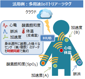 活用例：多用途IoTトリアージタグ